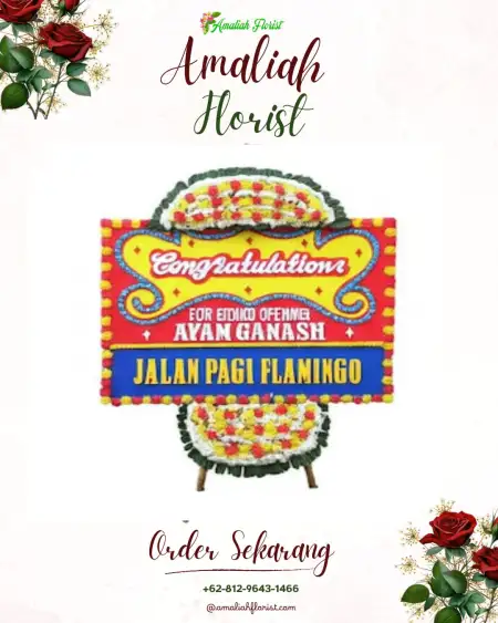Sewa Papan Bunga Pendowo Asri